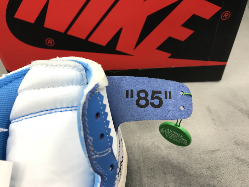 Authentic Off White x Air Jordan 1 UNC